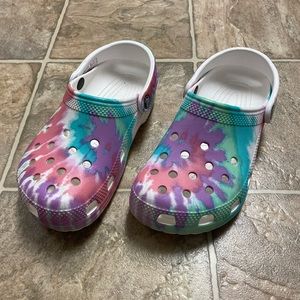 Tie Dye Crocs